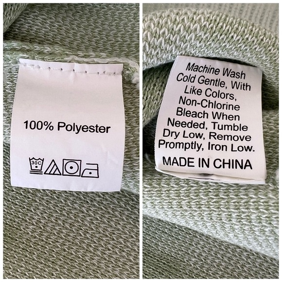 SHEIN Green & White Checkered Sweater Vest Cropped Top Size Small - Picture 4 of 6